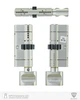 Циліндр RB KEYLOCX 85 мм (50x35T) · ключ-вертушка · нікель сатин · 5 ключі (SPVR0226) - изображение 3