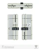 Циліндр RB KEYLOCX 90 мм (35x55) · ключ-ключ · нікель сатин · 5 ключі (SPVR0464) - изображение 2