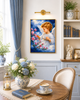Алмазная мозаика на подрамнике ColorArt 30х40 Ангелочек девушка STP428 + Подарок лак для покрытия - изображение 3