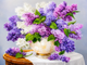 Алмазная мозаика ColorArt 30х40см Букет сирени ST408 - изображение 1
