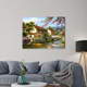 Алмазная вышивка на подрамнике ColorArt 30х40см Домик на берегу STP415 + Подарок лак для покрытия, полная выкладка, квадратные алмазики, набор для творчества и рукоделия - изображение 3