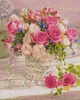 Алмазная мозаика ColorArt 40х50 Красивые розы SP083 полная выкладка, квадратные алмазики, набор для творчества и рукоделия - изображение 2
