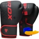 Боксерские перчатки RDX Inc искусственная кожа 12 унций красные капа в комплекте. - изображение 1