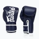 Боксерские перчатки Fairtex искусственная кожа 14 унций синие - изображение 6