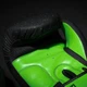 Боксерские перчатки Phantom PU 10 унций черные с бинтами 4 м в подарок. - изображение 5