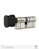 Циліндр RB KEYLOCX 95 мм (60x35T) · ключ-вертушка · нікель сатин (SPVR0381) - изображение 2
