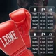 Боксерские перчатки Leone натуральная кожа 10 унций красные с бинтами 4 м. - изображение 10