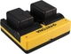 Зарядний пристрій PATONA Dual USB для Panasonic VW-VBK180 H H100 H101 H95 VW-VBK180 HC HCV700 HC-V700 (4055655187350) - зображення 3