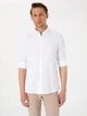 Рубашка мужская Pierre Cardin G021SZ004-000-2211547 M Белая (8683858544388) - изображение 4