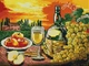 Алмазная мозаика ColorArt 30х40 Красивый натюрморт ST425 полная выкладка, квадратные алмазики, набор для творчества и рукоделия - изображение 2