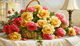 Алмазная мозаика ColorArt Розы в корзине 40х70 SS814 полная выкладка, квадратные алмазики, набор для творчества и рукоделия - изображение 1