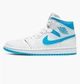 Кроссовки женские Jordan 1 Mid White 40 Комбинированный BQ6472-114 - изображение 1