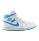 Кроссовки женские Jordan 1 Mid White 40 Комбинированный BQ6472-114 - изображение 3