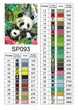 Алмазная мозаика ColorArt Панды 40х50 SP093 полная выкладка, квадратные алмазики, набор для творчества и рукоделия - изображение 6