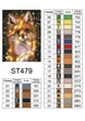 Набір алмазної мозаїки ColorArt 30x40 Лисеня з вогниками ST479 повна викладка, квадратні алмазики, набір для творчості та рукоділля - зображення 7