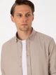 Сорочка чоловіча Pierre Cardin G021SZ004-000-2211547 XL Норкова (8683858544715) - зображення 4
