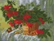 Алмазная мозаика на подрамнике ColorArt 30х40 Калина STP401 + Подарок лак для покрытия, полная выкладка, квадратные алмазики, набор для творчества и рукоделия - изображение 2