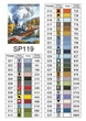 Алмазна мозаїка на підрамнику ColorArt 40х50 Потяг SPP119 + Подарунок лак для покриття, повна викладка, квадратні алмазики, набір для творчості та рукоділля - зображення 5