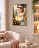 Алмазная мозаика ColorArt 30x50 Рождественский ангел TP904, полная выкладка, квадратные алмазики, набор для творчества и рукоделия - изображение 3