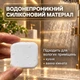 Стопор для дверей на двері настінний обмежувач дверний упор відбійник для дверей стопер силіконовий квадратний 2 шт GDragon Білий 79_2_2_1 - зображення 7