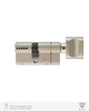 Циліндр RB KEYLOCX 63 мм (28x35T) · ключ-вертушка · нікель сатин · 5 ключі - изображение 3