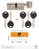 Циліндр RB KEYLOCX 80 мм (40x40T) · ключ-вертушка · нікель сатин · 2 ключі - изображение 7