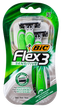 Набор одноразовых бритв для чувствительной кожи BIC Flex3 Sensitive, 3 шт., 3 лезвия, плавающая головка - изображение 2
