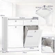 Підлогова шафка для ванної, 79×40×80 см Costway - зображення 2