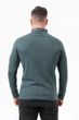 Джемпер-поло на молнии K.O.R 99981 Зеленый (GREEN) 2XL - изображение 4