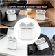 Зарядный кейс для наушников Airpods 4 С беспроводной зарядкой совместимый кейс белый - изображение 8