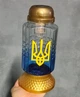 Скляна лампадка з Тризубом на сонячній батареї, сонячна лампадка на цвинтар, висота 24 см - зображення 8