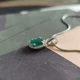Серебряная подвеска с агатом 1.266ct, фианитами (2213529) - изображение 6