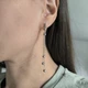 Серебряные серьги LoveR с длинными цепочками и шариками на английском замке - изображение 7