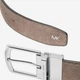 Ремень двусторонний мужской из натуральной кожи/из натуральной замши Michael Kors 584401777 140 см Черный/Серый (1162688683) - изображение 3