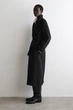 Пальто жіноче COS belted double-faced wool long coat 1288165001 XS Чорний - изображение 2