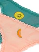Набор 5 шт хлопковые женские трусики стринг танга с кружевом Victoria's Secret QNX87 размер L - изображение 2