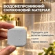 Стопор для дверей на двері настінний обмежувач дверний упор відбійник для дверей стопер силіконовий квадратний 2 шт GDragon Сірий 79_2_2_3 - зображення 7
