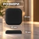 Стопор для дверей на двері настінний обмежувач дверний упор відбійник для дверей стопер силіконовий квадратний 6 шт GDragon Чорний 79_2_6_2 - зображення 11