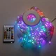 Розумна гірлянда Smart RGB 200 LED з кільцем та 10 нитками по 2 м, Новорічна світлодіодна гірлянда від USB з керуванням через смартфон і пульт, синхронізацією з музикою та 500+ режимами світіння, Різнокольоровий - зображення 7