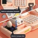Детский игровой кассовый аппарат 889-310, 30 элементов, сканер, автоматический калькулятор, микрофон, весы, продукты - изображение 3