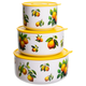 Контейнери для їжі порцелянові Lemon 9,5/13/15 см - изображение 3