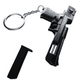 Металевий Брелок Desert Eagle Black (Чорний) 66 мм 1:4 Розбірний Тактичний Міні Пістолет із Рухомим Затвором, Знімним Магазином, Рухомим Курок та Гравіюванням Колекційний Сувенір-брелок для Ключів - зображення 3