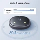 Поисковый брелок UGREEN FT207 FineTrack Mini Duo 2 GPS-трекер, интеллектуальный Bluetooth-локатор предметов для iOS (Apple Find My) и Android (Find Hub), бирка для защиты от потери сумок и ключей Black (85677) - изображение 3