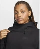 Худі жіноче Nike W Nsw Tch Flc Os Hdy FV6322-010 S-Tall Чорне - зображення 4