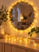 LED-гірлянда Pepco Home «Золотиста нитка» на батарейках 10 м, 100 LED, тепле золотисто-жовте світіння - зображення 5