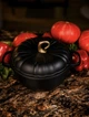 Чавунна каструля Гарбуз Red 6,5л з високоякісною емаллю з кришкою та металевою ручкою чорна індукція - зображення 4