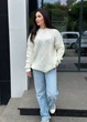 Жіночий вʼязаний светр DARINA, колір Молоко, розмір One Size - изображение 1