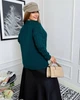 Жіночий вʼязаний светр DARINA, колір Смарагд, розмір One Size - зображення 3
