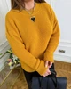 Жіночий вʼязаний светр LUNA, колір Гірчиця, розмір One Size - зображення 2