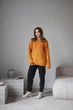 Жіночий вʼязаний светр LUNA, колір Гірчиця, розмір One Size - зображення 8